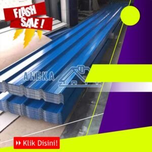 atap spandek warna di Palembang