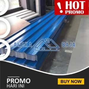 atap spandek warna di pangandaran